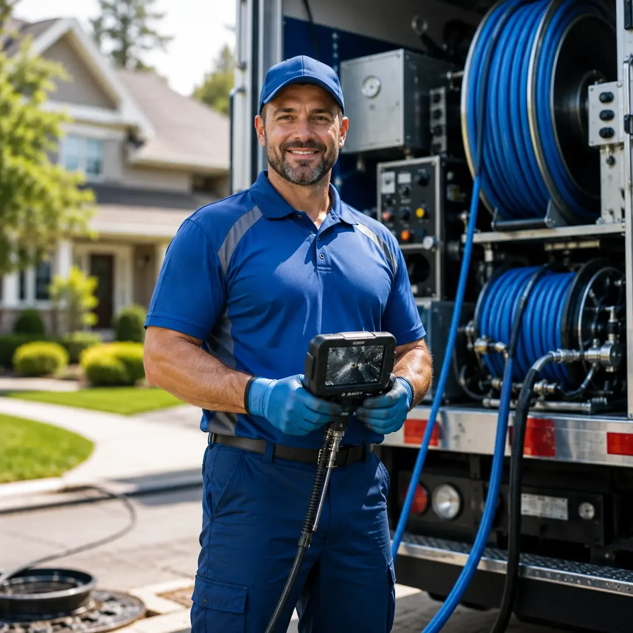 Local outdoor drain cleaning specialists in White Mills, PA